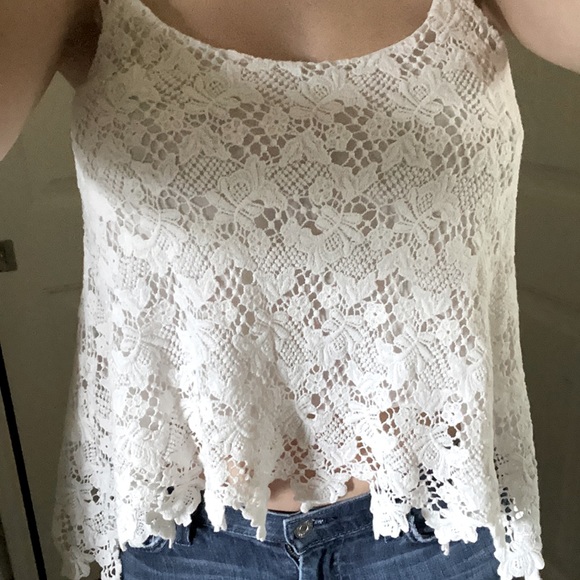 Lace Crop Top - Picture 2 of 3